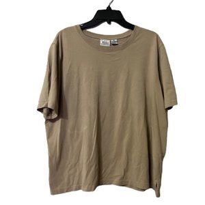CJ Banks Short Sleeve Shirt | Tan